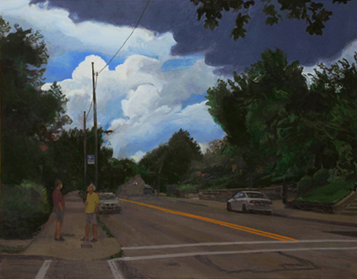 2008, oil on canvas, 44 1/2 x 56 1/2 in. (Collection: Amanda & Gregory Schaffer)