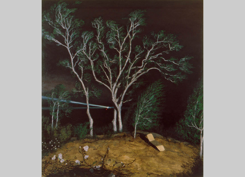2002, oil on canvas, 78 x 70 in. (Collection: William F. Cornell) 