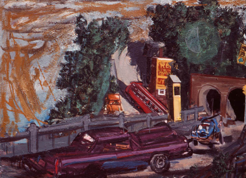1978, oil on canvas, 39 x 53 in. (Collection: Donna Perkins)