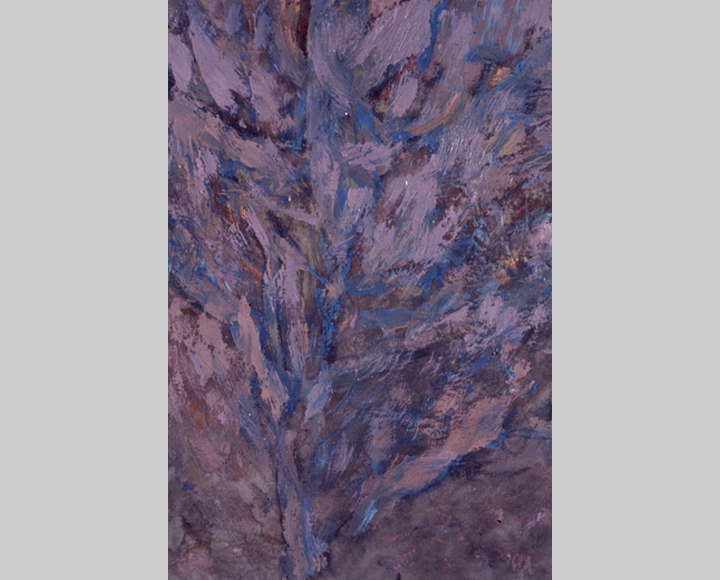 1971, oil on paint rag, 19 x 12 ½ in. (Private Collection)