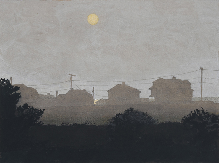 2013, gouache and colored pencil, 11¼ x 15¼ in. (Collection: William F. Cornell)