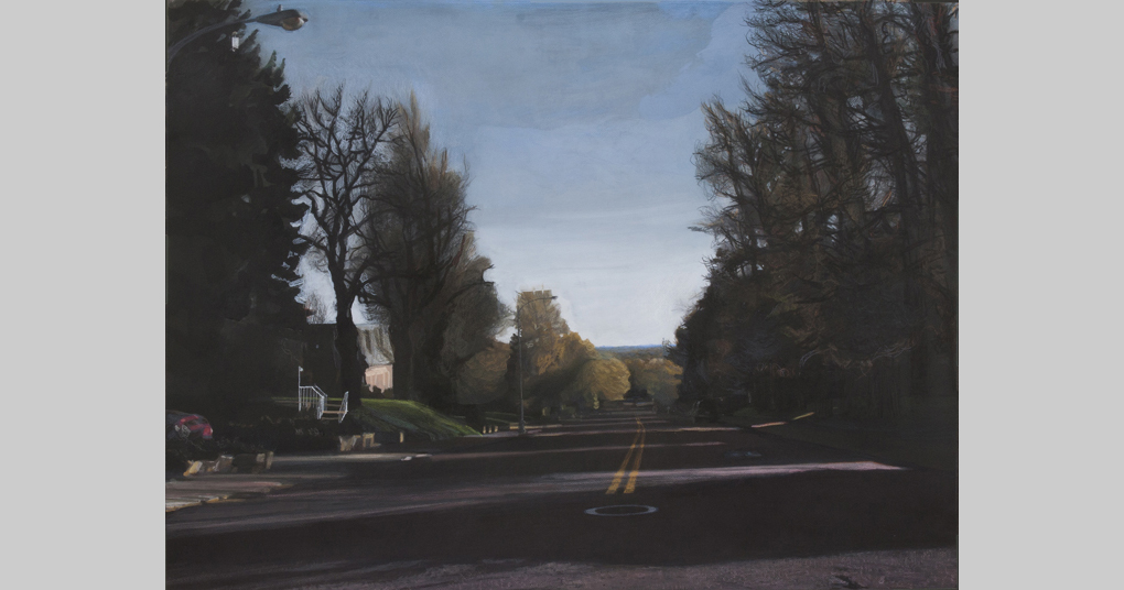2012, watercolor, gouache, charcoal, colored pencil & pastel, 42 ½ X 53 ¼ in. (Collection: Lauren Butler & Zachary Adams)