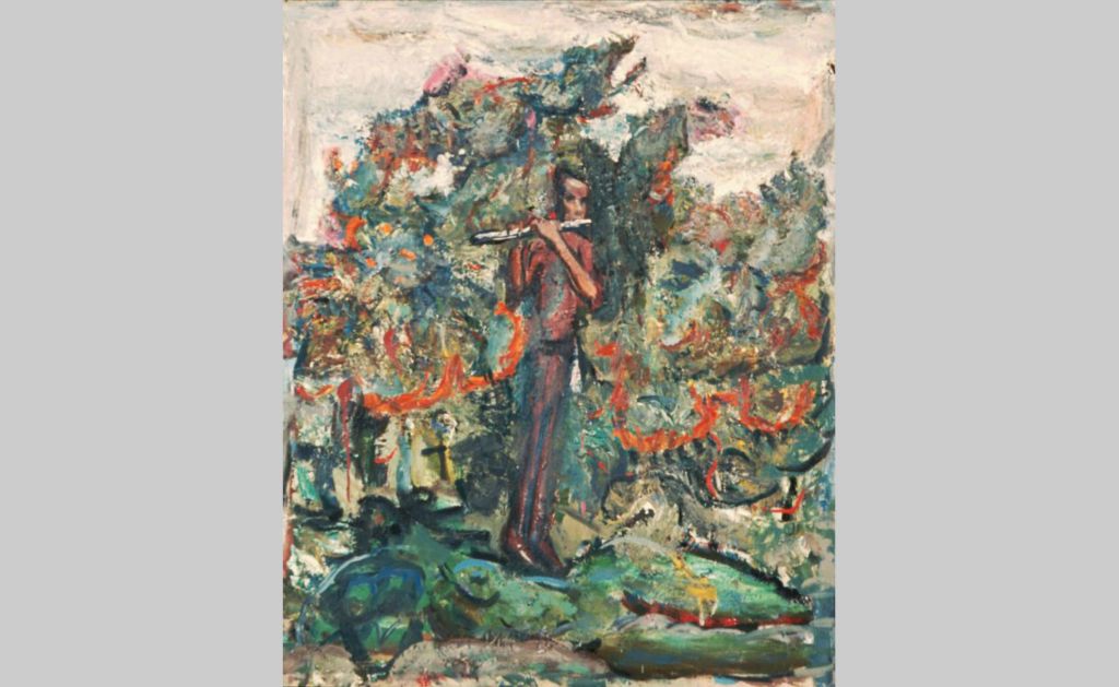1973, oil on canvas, 34 x 27 in. (Collection: Mr. and Mrs. Ward Mooney)