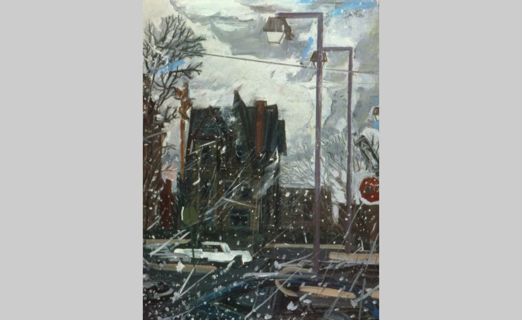 1980, oil on canvas, 41 x 30 in. (Collection: Alicia Nordan)