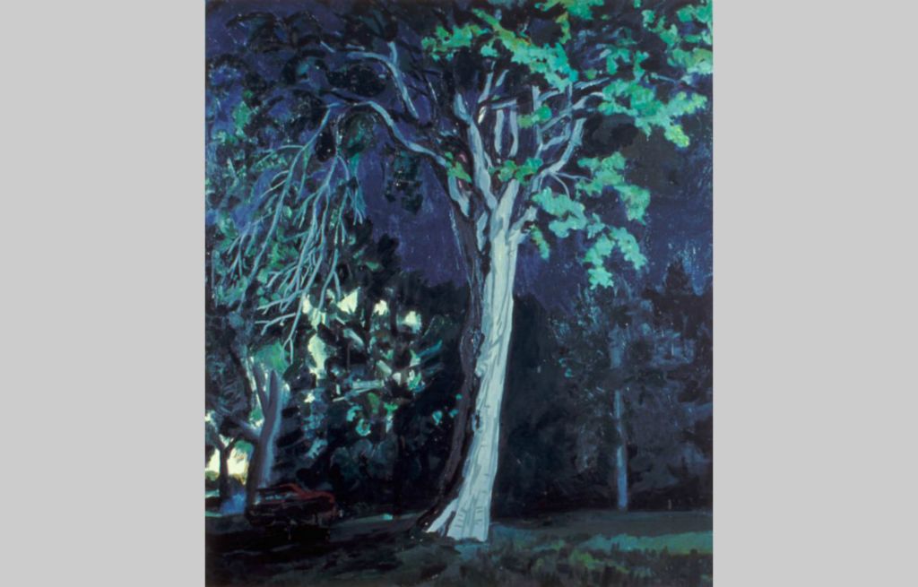1983, oil on canvas, 67 x 48 in. (Collection: William F. Cornell)