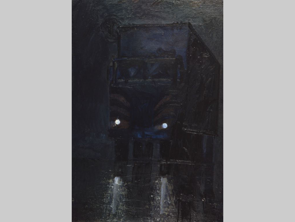 1985, oil on canvas, 40 x 28 in. (Collection: Mr. and Mrs. Sherwood Small)