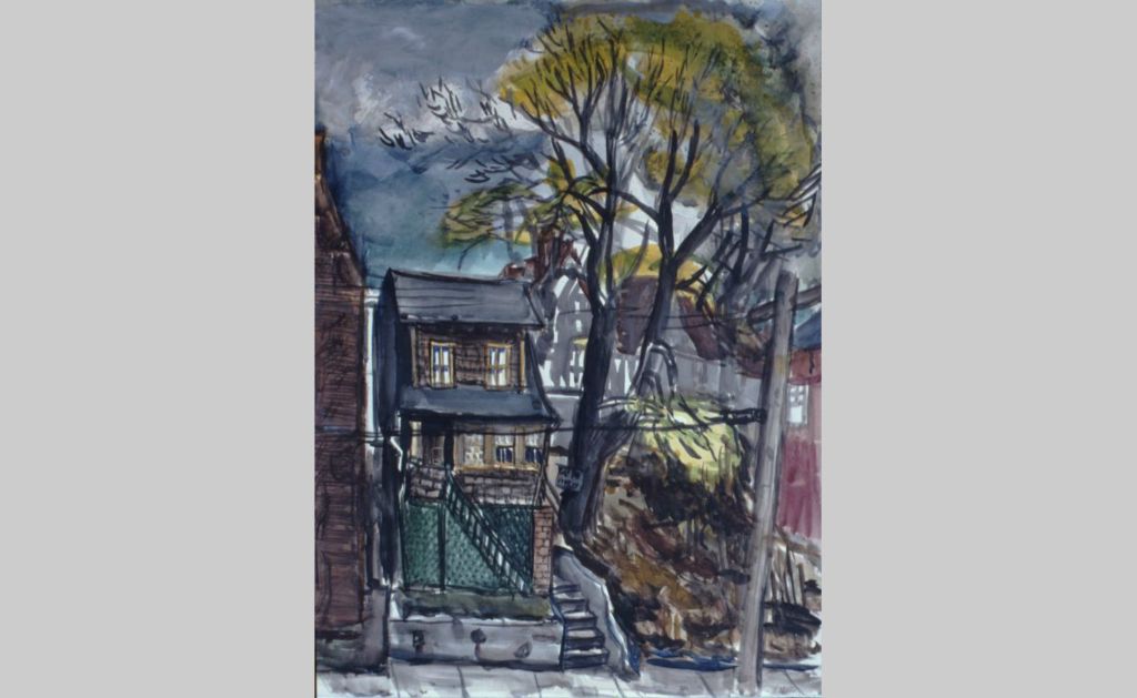 1976, watercolor on paper, 30 x 22 in. (Private Collection)