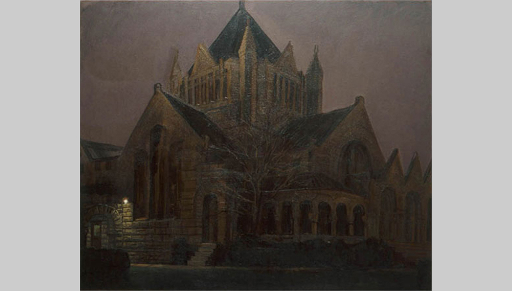 1990, oil on canvas, 59 x 70 ½ in. (Collection: Vivienne Radkoff) 