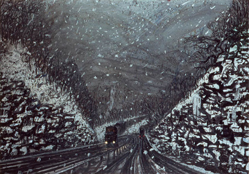 1986, oil on canvas, 62 x 84 in. (Collection: Carnegie Museum of Art)