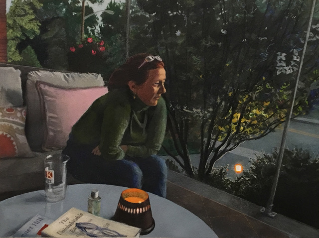 2020, watercolor and colored pencil, 15½ x 21 in. (Collection: Shawn K. Nelson)