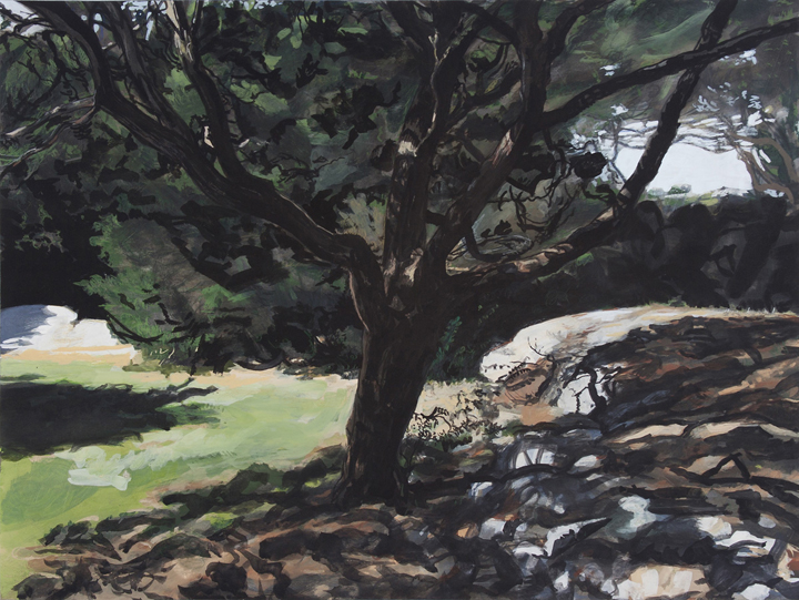 2013, gouache and colored pencil, 20 x 26½ in.