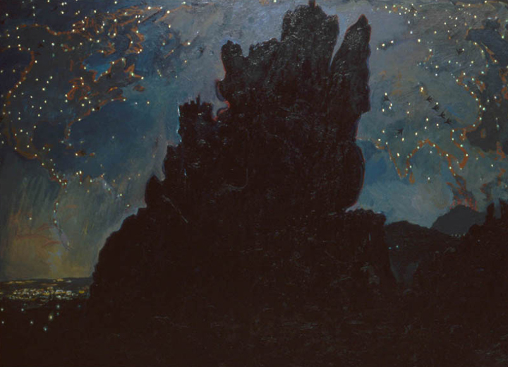 The Garden of the Gods, 1985, oil on canvas, 70 x 95 in.