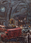 The Red Truck, 1974, oil on canvas, 66 x 45 in., collection: Private