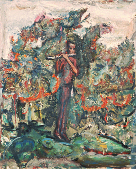 Mac, 1973, oil on canvas, 34 x 27 in., collection: Mr. and Mrs. Ward Mooney
