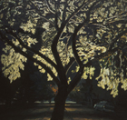 King Estate Tree, 1984, oil on canvas, 75 x 81 in., collection: Buchanan Ingersoll