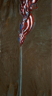 Flag, 1983, oil on canvas, 62 x 34 in. 