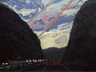 PA Turnpike #1, 1982, oil on canvas, 46 x 62 in. 