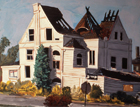 House on Negley, 1978, oil on canvas, 48 x 60 in., collection: Peter Baum