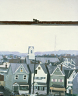 Good Morning Bloomfield, 1983, oil on canvas, 68 x 54 in., collection: Bill Robinson