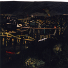 Monongahela River, 1988, oil on canvas, 64 x 64 in., collection: Bayer Corporation