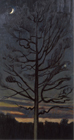 Pin Oak, 1988, oil on canvas, 89 x 46 ½ in.