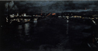 Near McKees Rocks, 1992, oil on canvas, 38 x 73 in., collection: Meyer, Unkovic & Scott