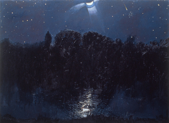 Convergence, 1992, oil on canvas, 51 x 69 ½ in.