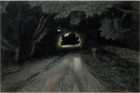 Near Nonquit Pond, 1994, oil on canvas, 43 x 64 ½ in.