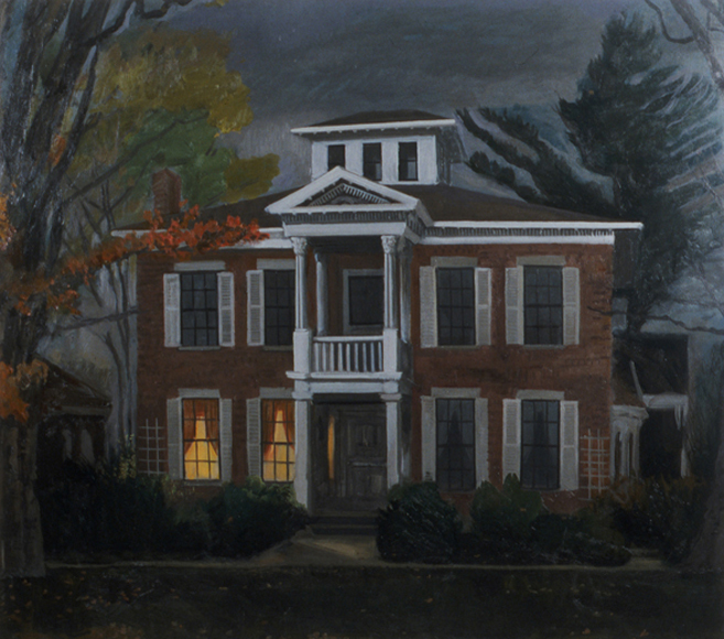 Perkins House, 1995, oil on canvas, 66 x 74 in., collection: Private