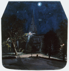 Calvary Church, 1994, gouache and colored pencil, 10 x 9 ½ in., collection: Becky Bergwin