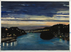 I Live Near the River (Study), 1996, watercolor and gouache, 14 ½ x 19 ½ in., collection: Private