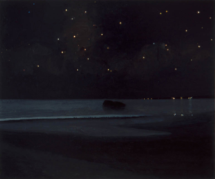 Milky Way, 2001, oil on canvas, 42 ½ x 53 in.