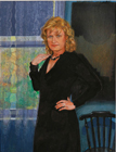 Gloria (Study), 2008, watercolor, gouache and colored pencil, 24 ½ x 18 ½ in.