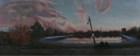 Reservoir / Election Day 2008, 2010, oil on canvas, 28 ½ x 68 ½ in.