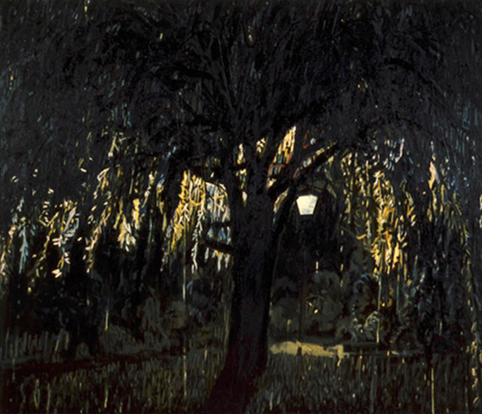 Willow Tree, 1984, oil on canvas, 71 x 82 in.