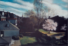 April Afternoon, 2001, pastel on paper, 15 x 22 in., collection: David Freedman and Kristen Erickson