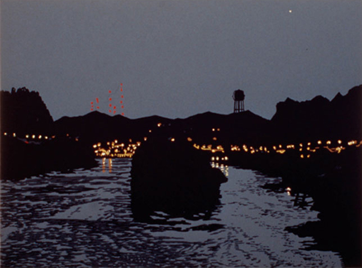 River Near Sharpsburg (78/100), 1991, silkscreen, 21 1/2 x 26 in.